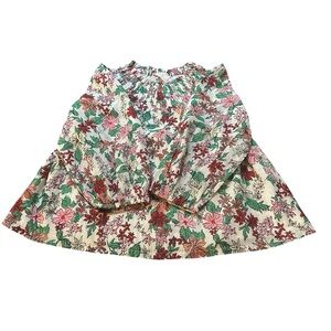 Crewcuts Floral Kids Blouse - Red, Green, Pink